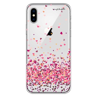 Capa para iPhone XR, X, XS, X Max e XS Max - Corações Flutuantes em Oferta na Shopee