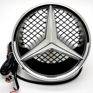 Adequado para o logotipo do emblema Mercedes Benz 2011-2019 com LED frontal transparente em Oferta na Shopee