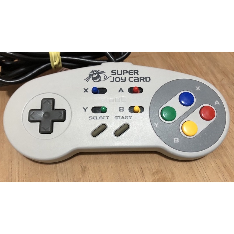 CONTROLE - SUPER FAMICOM - SUPER JOY CARD - SUPER NINTENDO