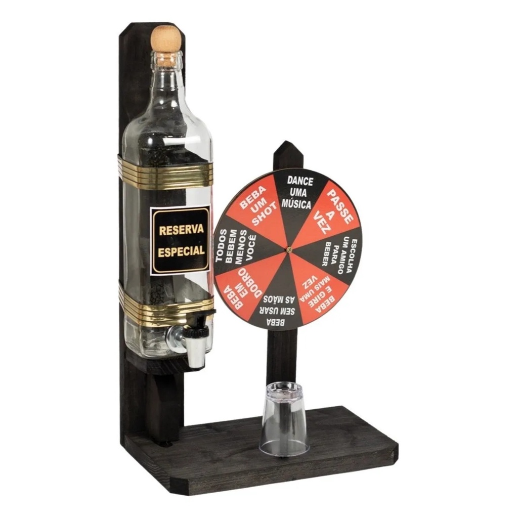 Pingometro Roleta Shot Tequila Beer Roleta Drink Shot Diversão e Decoração Envio Imediato