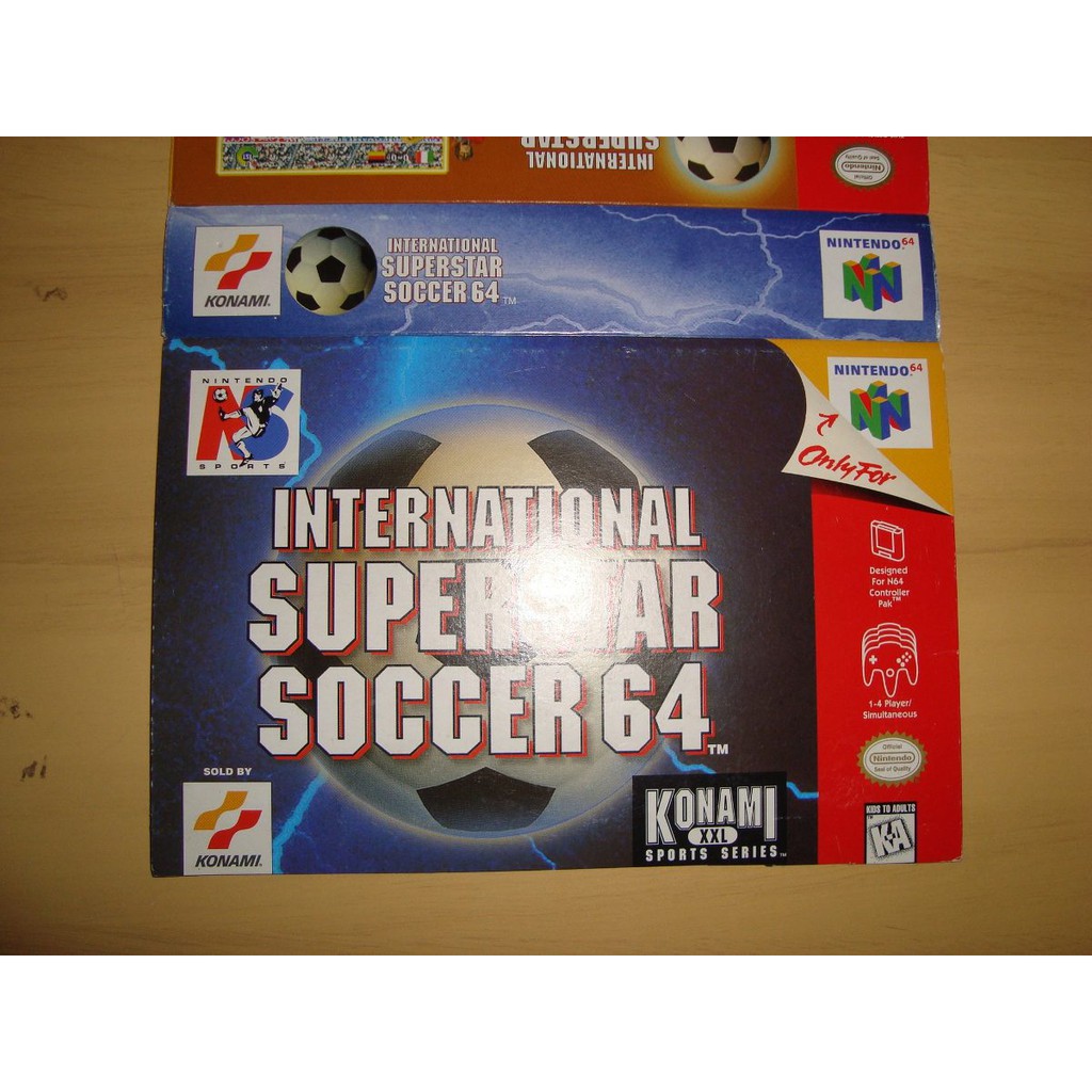 Label Nintendo 64 International Superstar Soccer Shopee Brasil