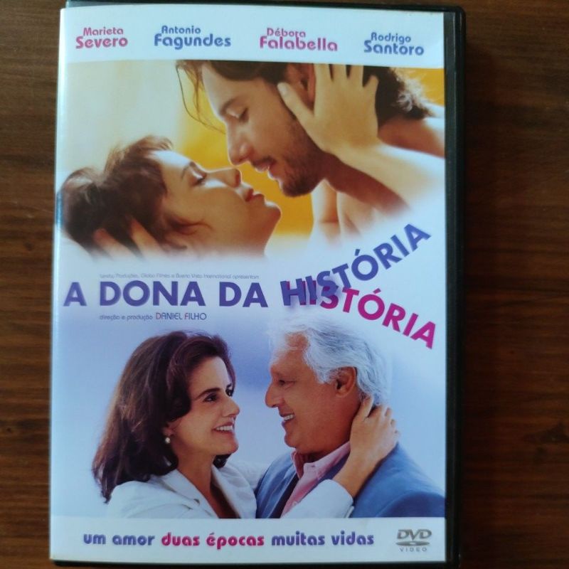 DVD Original A Dona da História -  Marieta Severo, Antônio Fagundes, Débora Falabella e Rodrigo Santoro