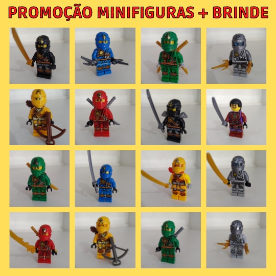 Lego Bonecos Compatível - NínjaGo