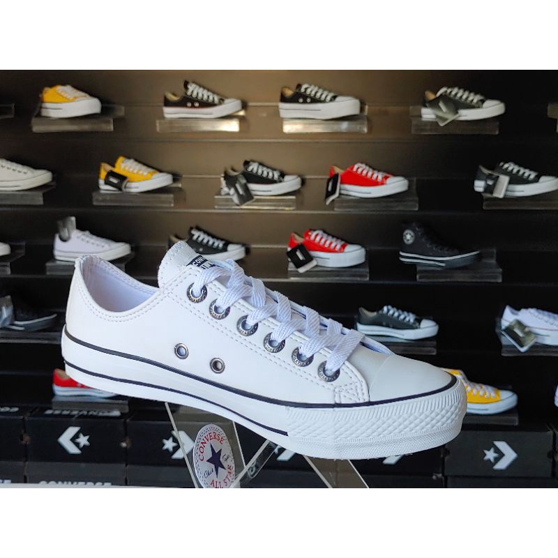 TENIS CHUCK TAYLOR ALL STAR - Tênis Chuck Taylor All Star Preto Courino  Converse - CONVERSE