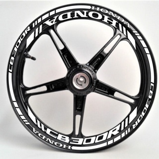 Adesivo Ploter De Roda Branco Letra Grande Compatível Cb300R em Oferta na Shopee