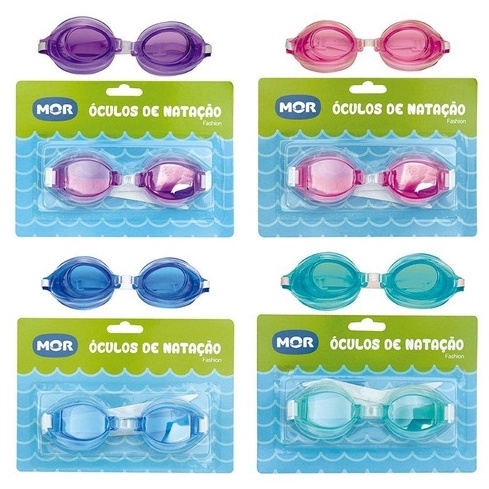 Óculos de Natação Adulto Antiembaçante Regulável - MOR em Oferta na Shopee