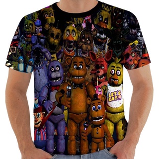 Camiseta Camisa Lc 830 Five Nigths Freddys Bonnie Chica Foxy REF:04IJ