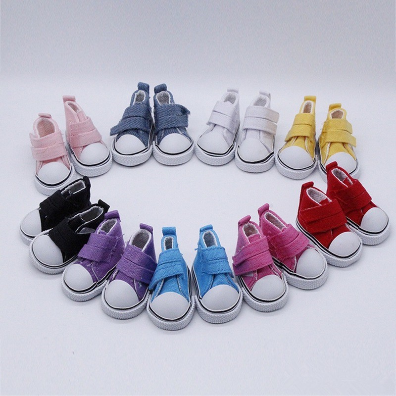 Various styles 5cm canvas shoes, suitable for 1/6 30cm BJD doll girls fashion DIY dress gifts doll accessories are not suitable for Blythe