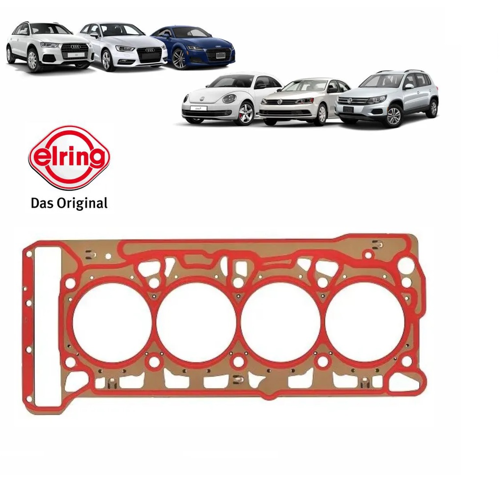 Junta Cabeçote Motor AUDI/VW A3/A4/A5/A6/A7/Q3/Q5/Q7/GOLF/JETTA/TIGUAN/PASSAT/FUSCA/CC 1.8/2.0 16V TFSI/TSI 2013 A 2019 06K103383K/SKU1245