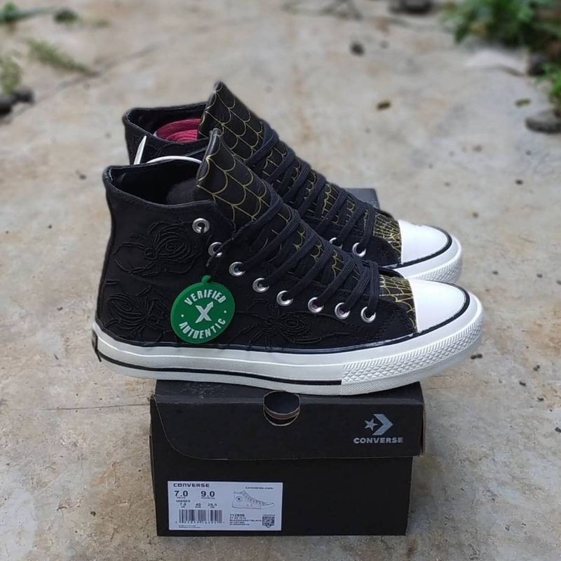 converse 70s black egret