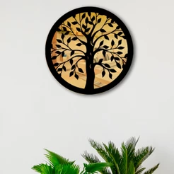 Quadro Decorativo Espelhado Árvore da Vida