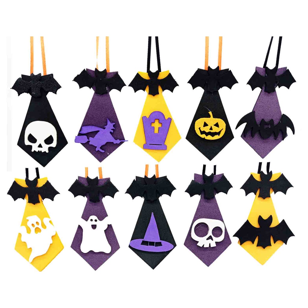 20 Gravatas Pet Cachorro Eva HALOWEEN Lacinho Pet Shop 11cm
