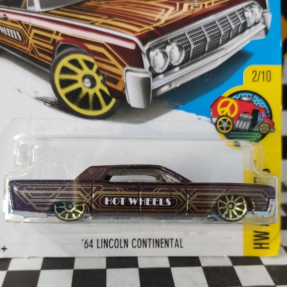 hot wheels- 64 Lincoln Continental -HW Art Cars | Shopee Brasil