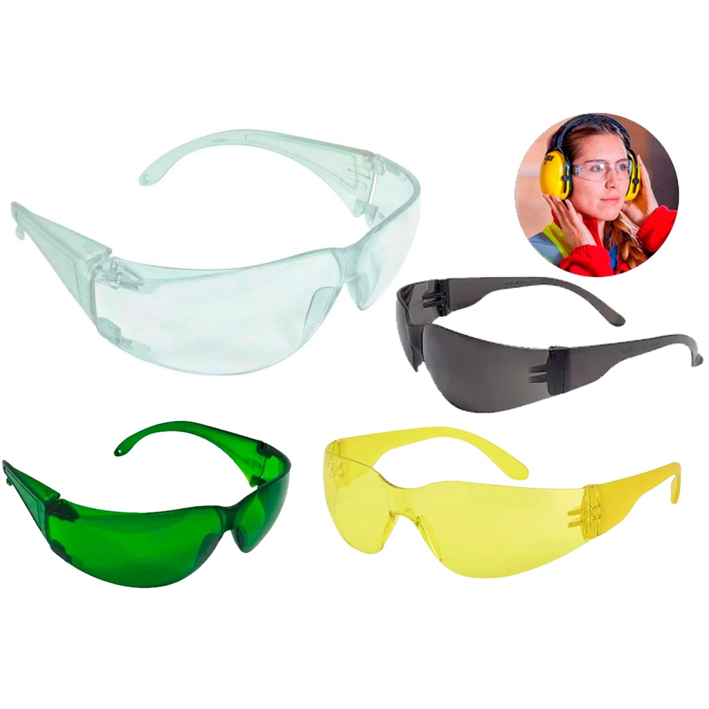 Óculos De Segurança EPI Modelo Harpia Centauro Várias Cores Para Obras Construção Civil em Oferta na Shopee