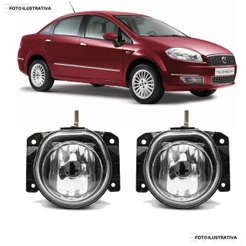 Par Farol Milha Fiat Linea 2008 2009 2010 2011 2012 2013 2014 2015