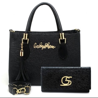 Kit Tradicional Gaby Show Bolsa Feminina e necesserie Feminina Transversal e Mão