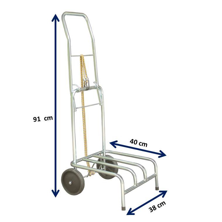 Carrinho de mão e Carga Bagageiro Maleiro Mala Sacoleiro cabo Dobrável Reforçado em Oferta na Shopee