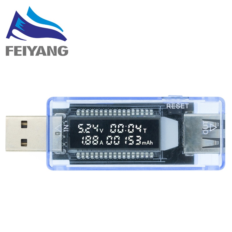 Tensão Metros De Atual Capacidade Da Bateria Testador De Voltagem USB Volt Voltage Doctor Tester Medidor De Banco De Potência