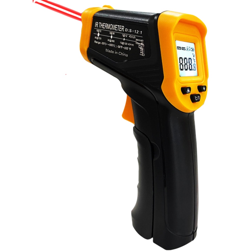 Termômetro laser Digital Infravermelho Industrial Cozinha Culinário Temperatura -50º+380º e +500º