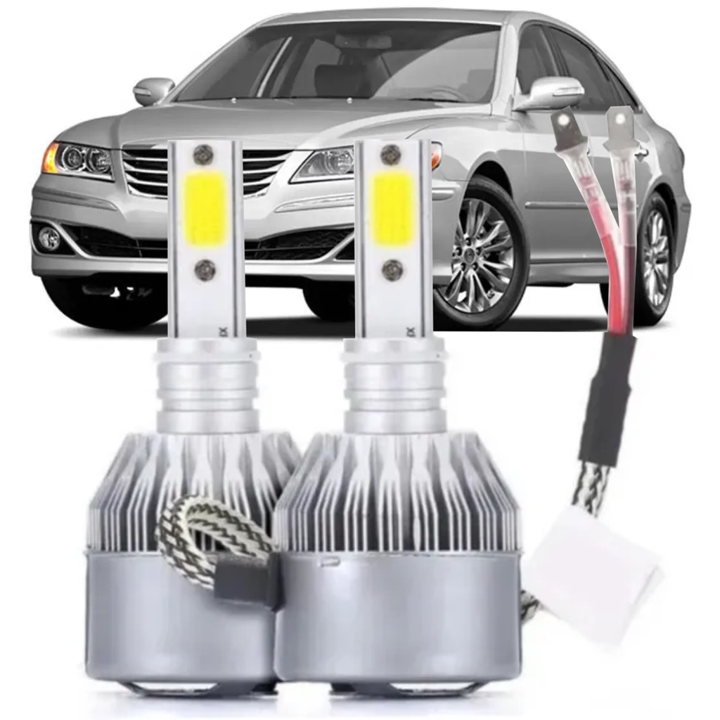 Lâmpadas Azera 2007 2008 2009 2010 2011 2012 2013 Super Led Farol Milha H3