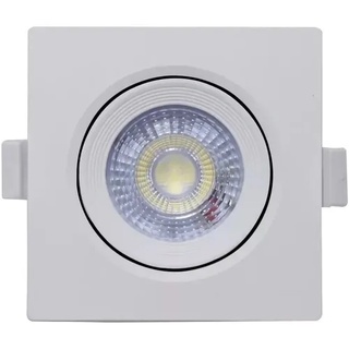 Spot led 7w Embutir Quadrado Branco frio Casa Decora cação Iluminação em Oferta na Shopee