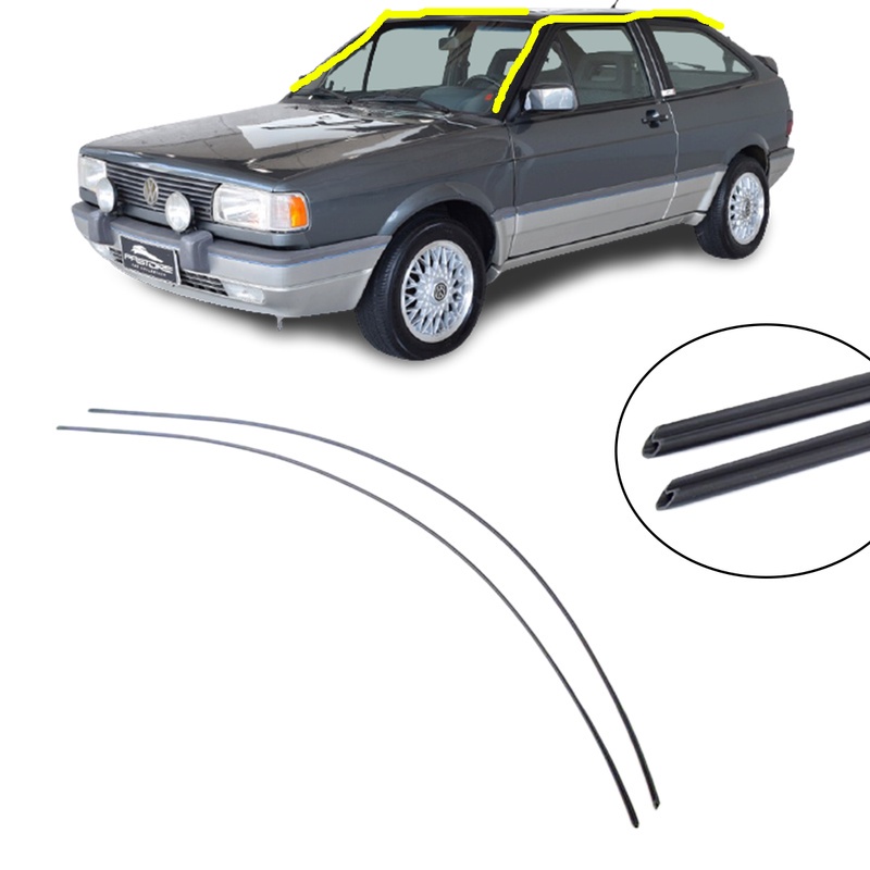 KIT 2 Calhas Friso de Teto Gol G1 Quadrado 1980 A 1995 em Oferta na Shopee