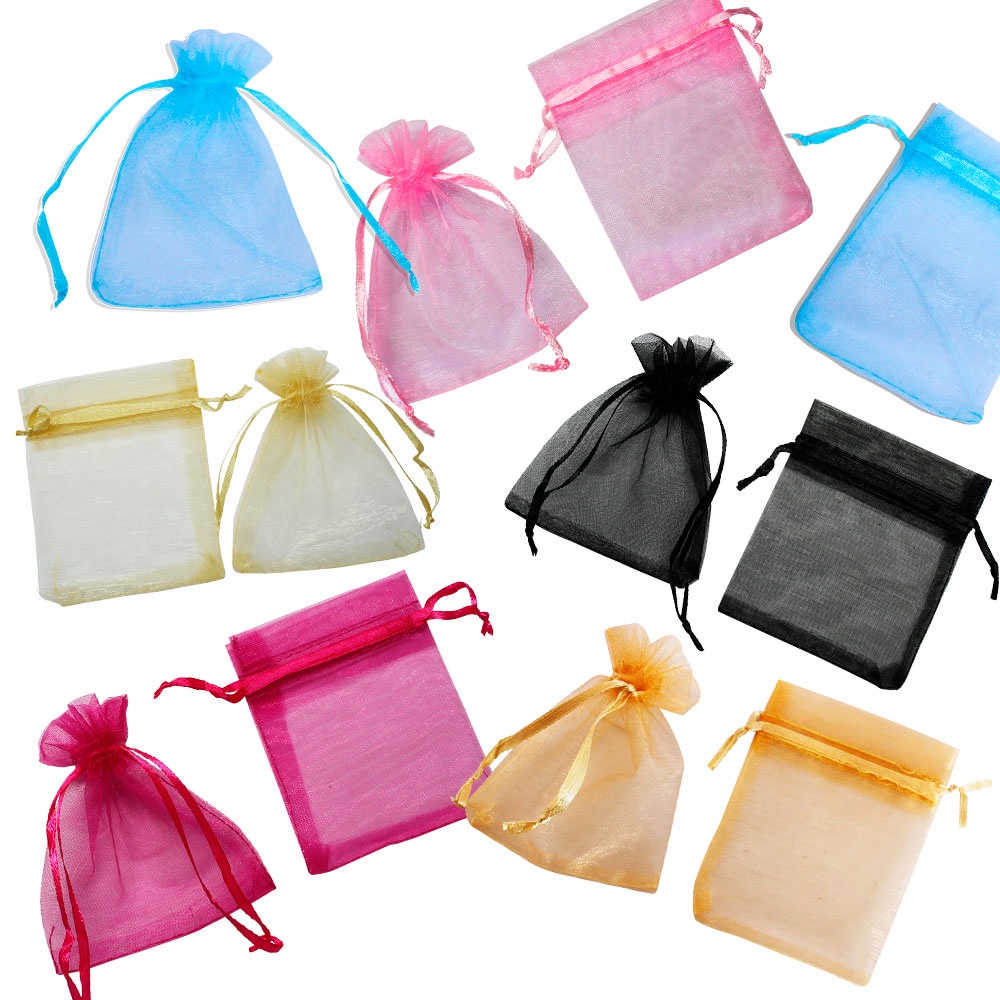 Saquinho de Organza, 15x18 cm, pacote com 10 unidades em Oferta na Shopee