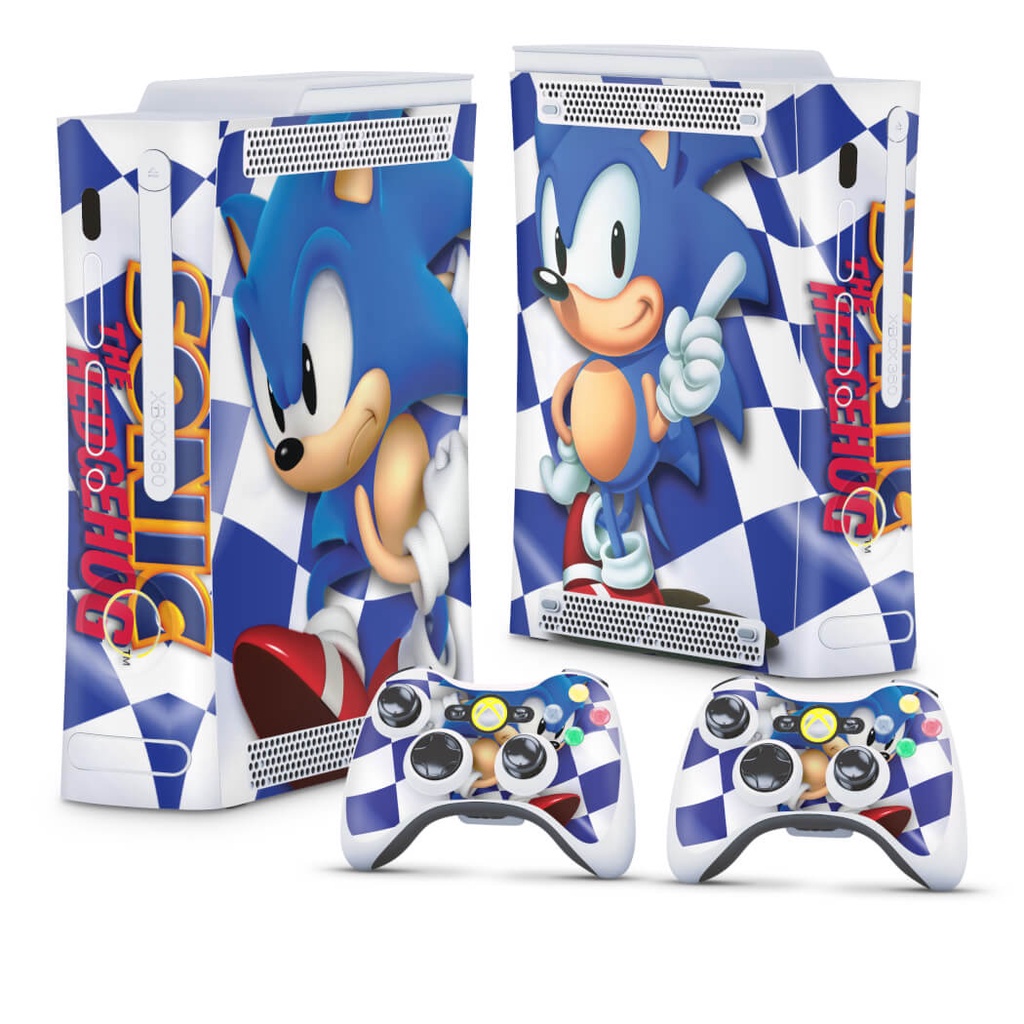 Skin Xbox 360 Fat Arcade Adesivo - Sonic The Hedgehog