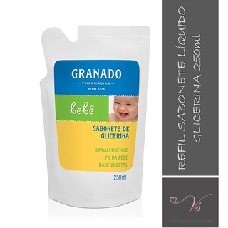 Refil Sabonete Líquido Granado Bebê Glicerina 250ml
