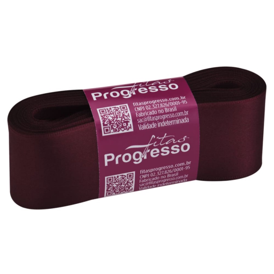 Fita de Cetim Progresso 38mm nº9 - 10m 1355 Marsala - 1un