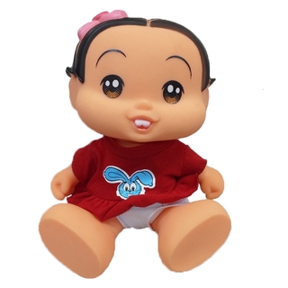 Boneca Mônica Turma da Mônica Baby C Som Original Menina