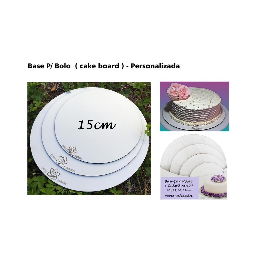 Cake Board Tabuleiro para bolo - 15cm