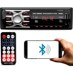 Bluetooth Para Carro Automotivo Rádio Mp3 Usb Fm