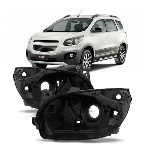 Par Carcaça Farol Spin 2012 2013 2014 2015 2016 Elétrico em Oferta na Shopee