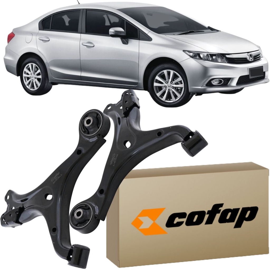 Par Bandeja Balança Original Cofap Honda Civic 2011 2012 2013 2014 2015 2016 9º Geração em Oferta na Shopee