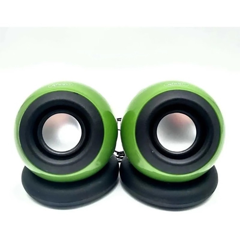 MINI ALTO-FALANTE KNUP KP-601 VERDE P/ LAPTOP - 10W RMS