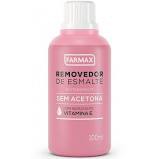 Removedor de Esmalte Farmax Vitamina E 100ml SEM ACETONA