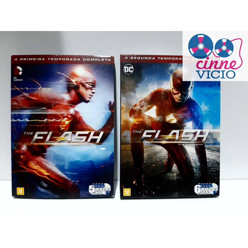 DVD The Flash - A Primeira Temporada Completa / A Segunda Temporada Completa