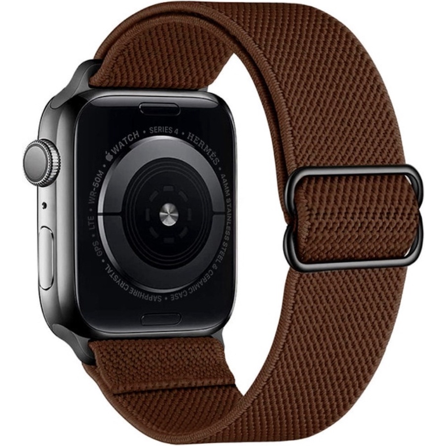 Pulseira Nylon Solo Marrom Compatível com Apple Watch - NÃO É UM RELÓGIO