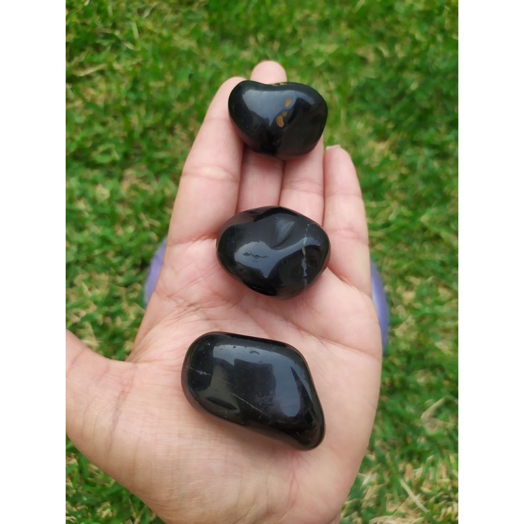 Pedra Rolada Ônix ⚫ Poder e Proteção | Cristal Natural | Energia, Força Interior & Espiritualidade em Oferta na Shopee