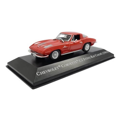 Miniatura Chevrolet Corvette Sting Ray 63 American Nº04 1:43