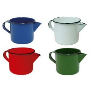 Caneca com Bico Esmaltada 1 Litro - Metallouça em Oferta na Shopee