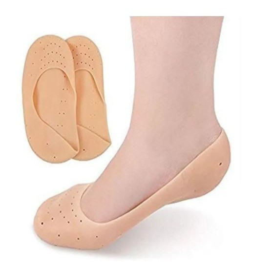 Meia De Silicone Hidratante Cicatrizante Saúde Dos Pés Confortavel