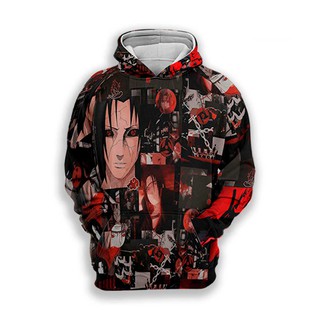 Blusa Moletom Itachi Uchiha Naruto Agasalho Unisex