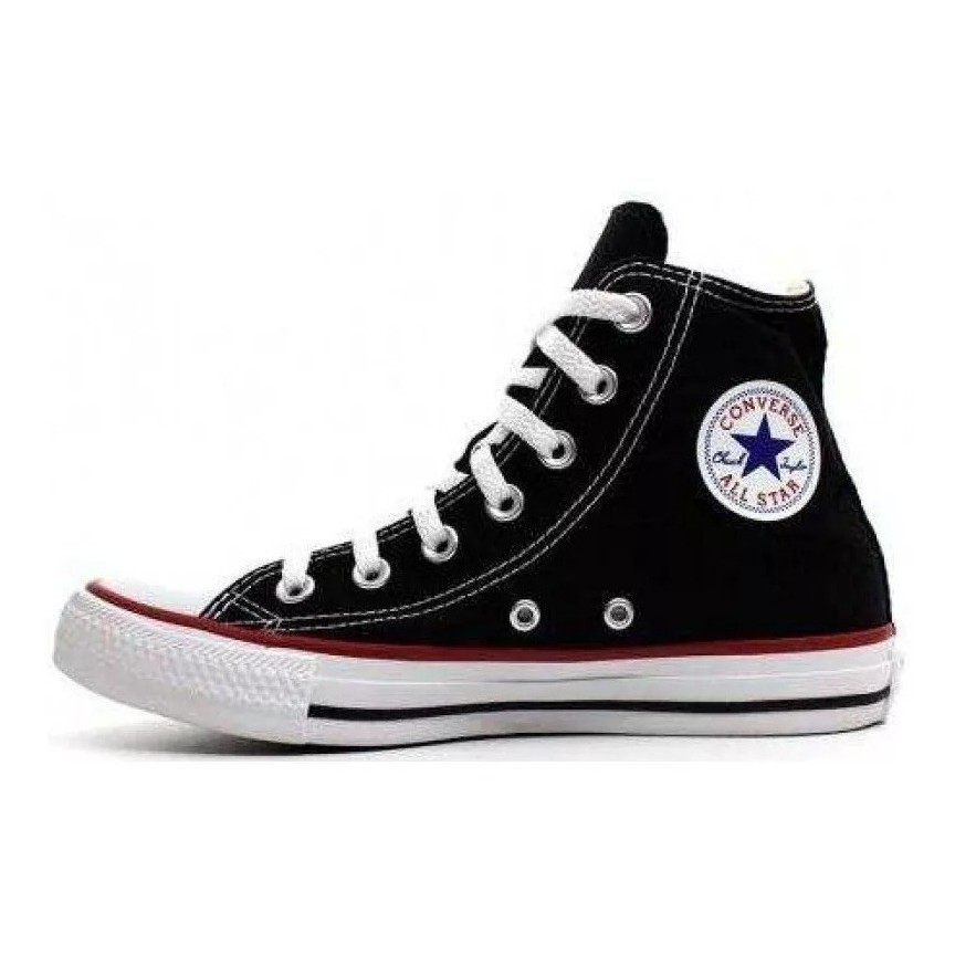 all star platform preto cano alto