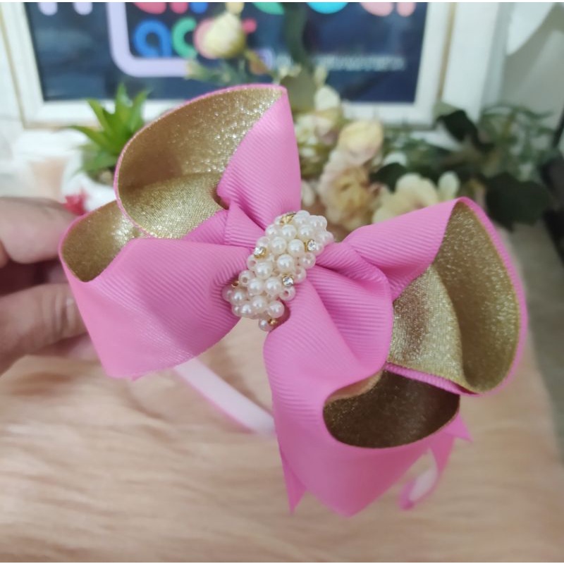 Tiara Infantil no Laço Boutique aberto/ Ou Bico de Pato em Oferta na Shopee