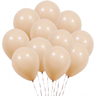 50 Unid Balão Bexiga Bege 9 Pol Nude Festa Decoração em Oferta na Shopee