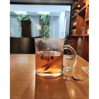 Caneca de Vidro Transparente Personalizada Com Nome