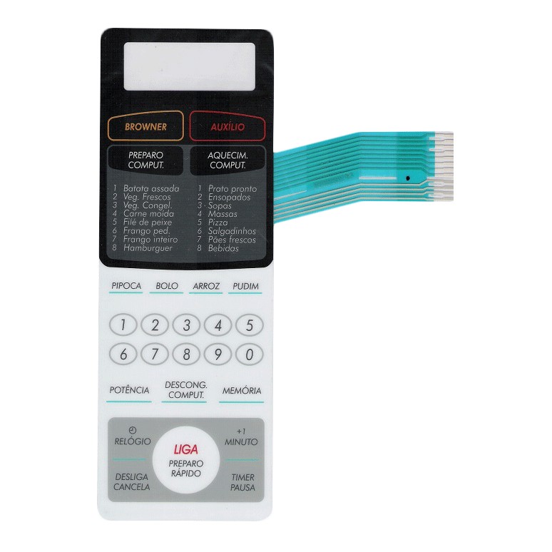 MEMBRANA MICRO-ONDAS COMPATÍVEL COM SHARP RB4B26B / RB 4B26B