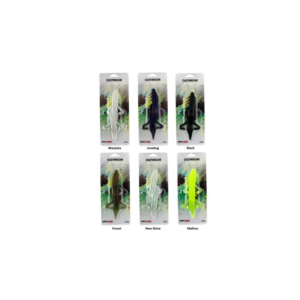 KIT COMPLETO DE ISCAS SOFT CUCARACHA ANIMAL FISHING BY JOHNNY HOFFMANN
